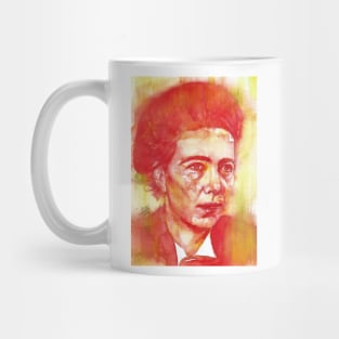 SIMONE DE BEAUVOIR - watercolor portrait.2 Mug